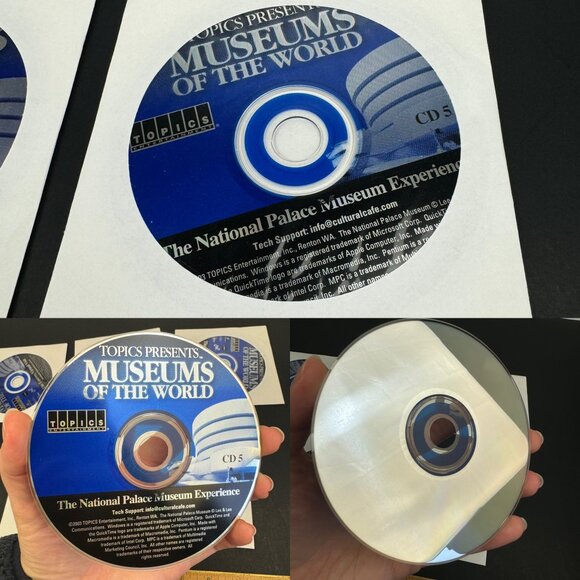 5 Vtg 2003 Topic Presents Museums of the World Virtual Visit Comp PC CD rom READ - Picture 4 of 7
